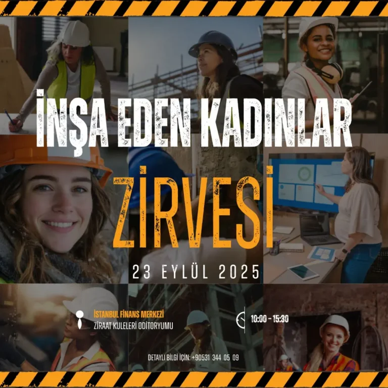 İnşa Eden Kadınlar Zirvesi Kadıköy’de: İnşaat Sektöründe Kadınların Gücü